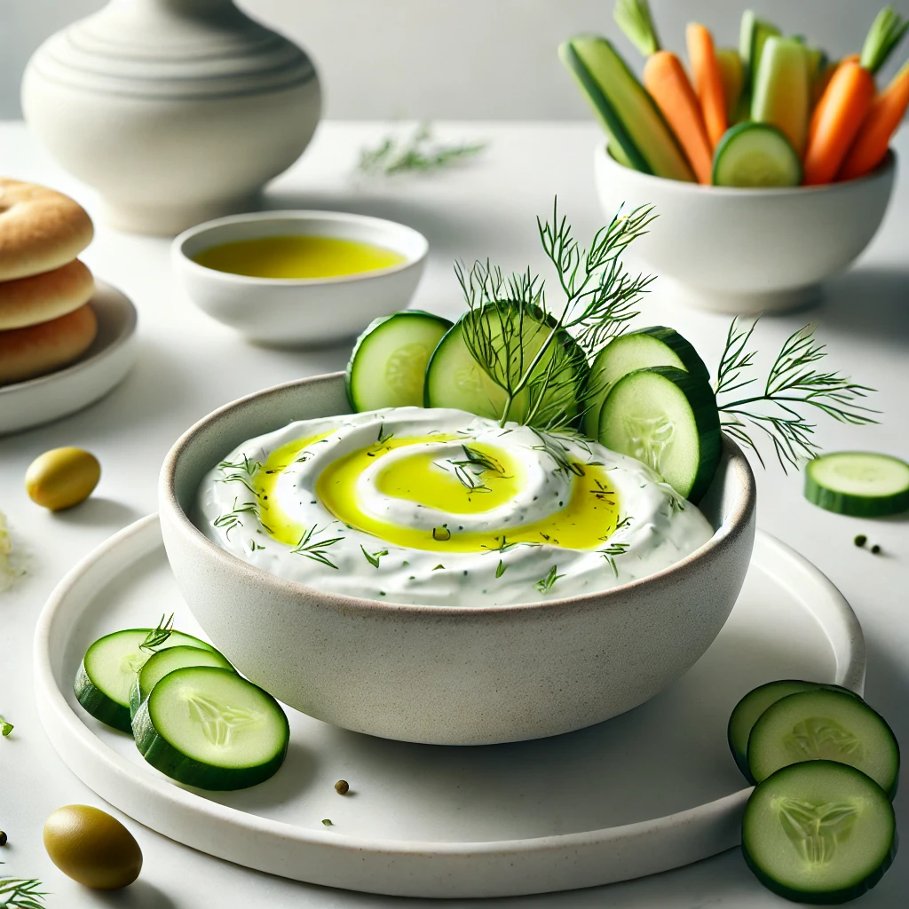 Greek Tzatziki Sauce (Authentic & Creamy)