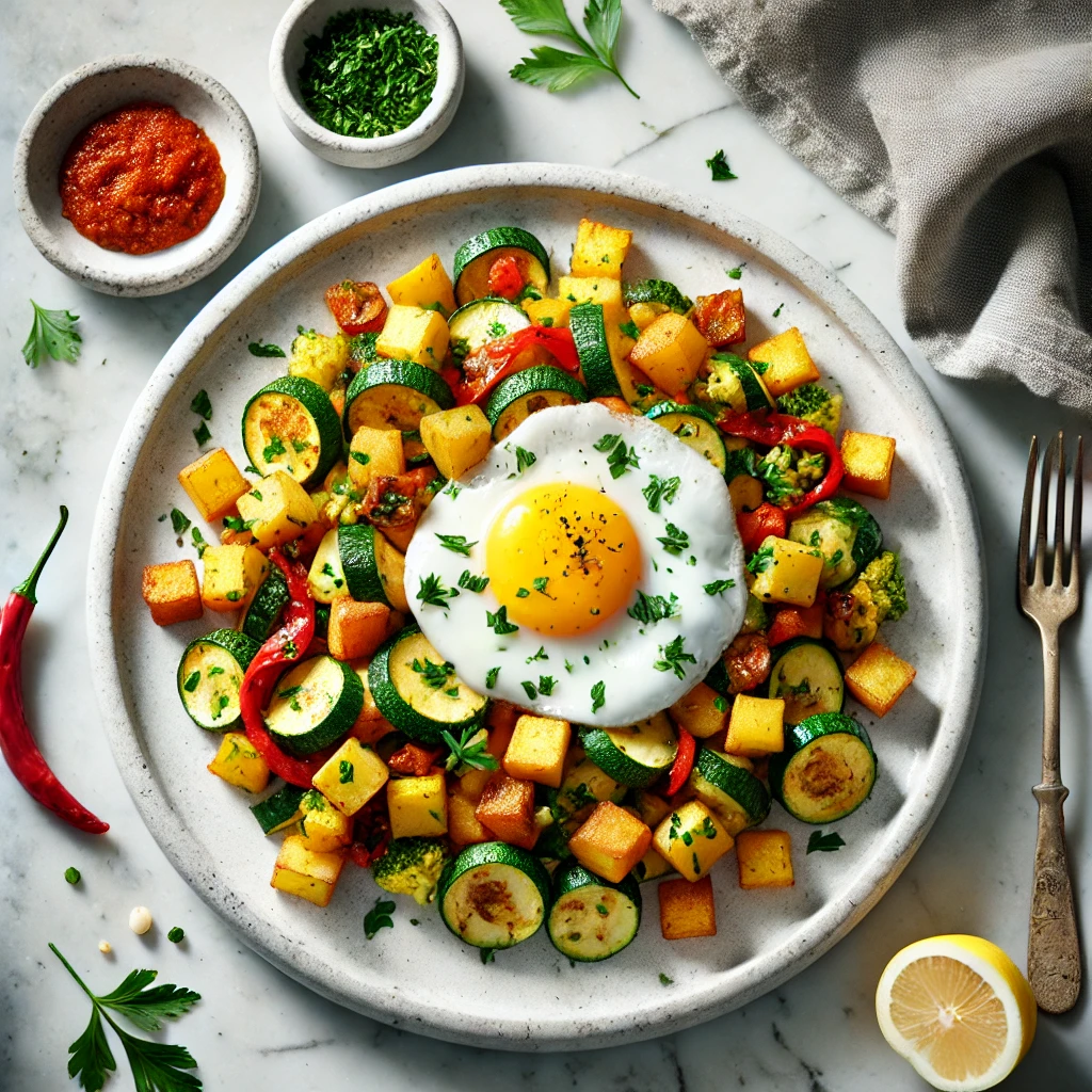 Fried Vegetables – Tunisian Kafteji Style