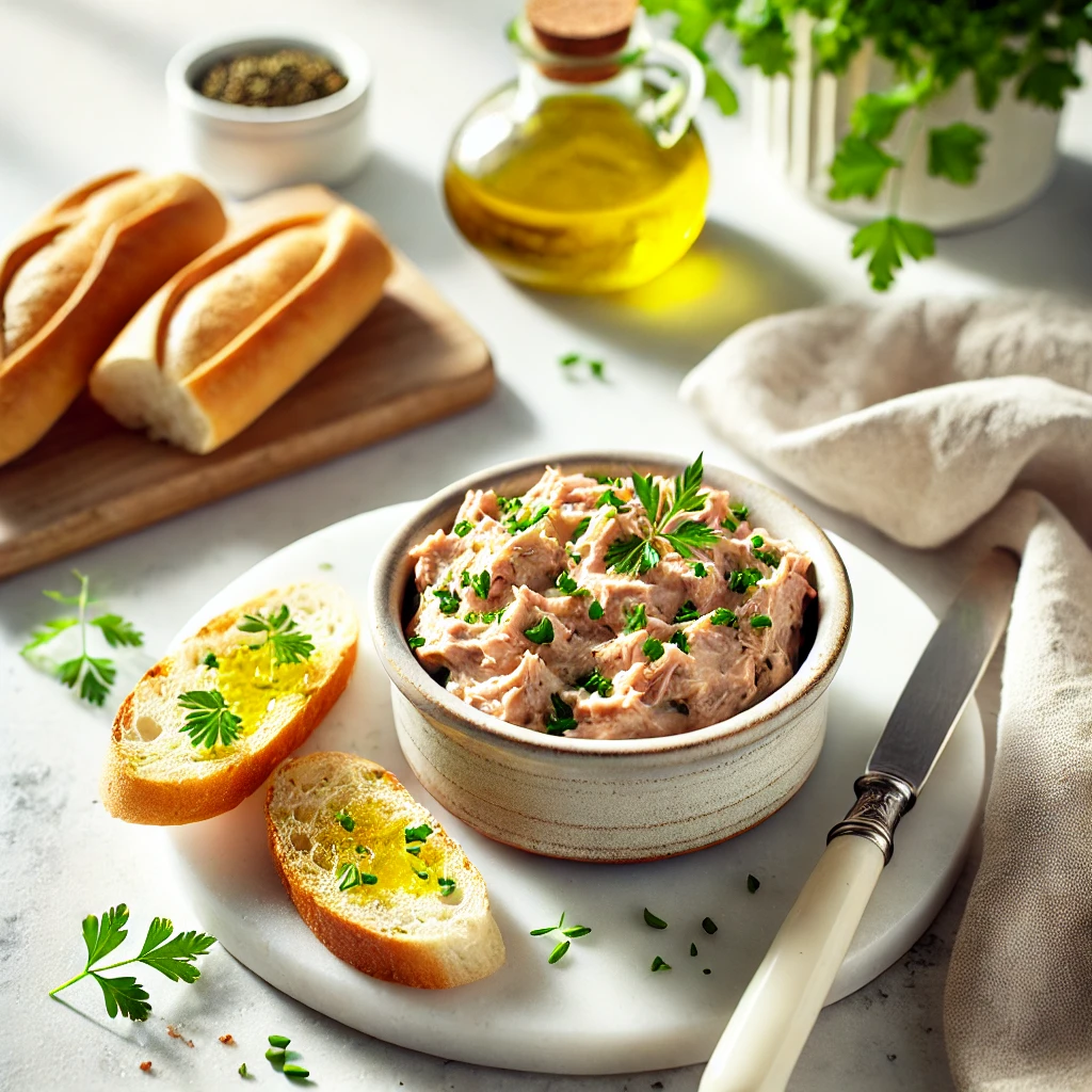 French Tuna Rillettes (Light, Savory Spread)