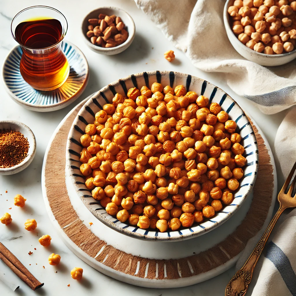 Roasted Chickpeas – Turkish Leblebi Snack